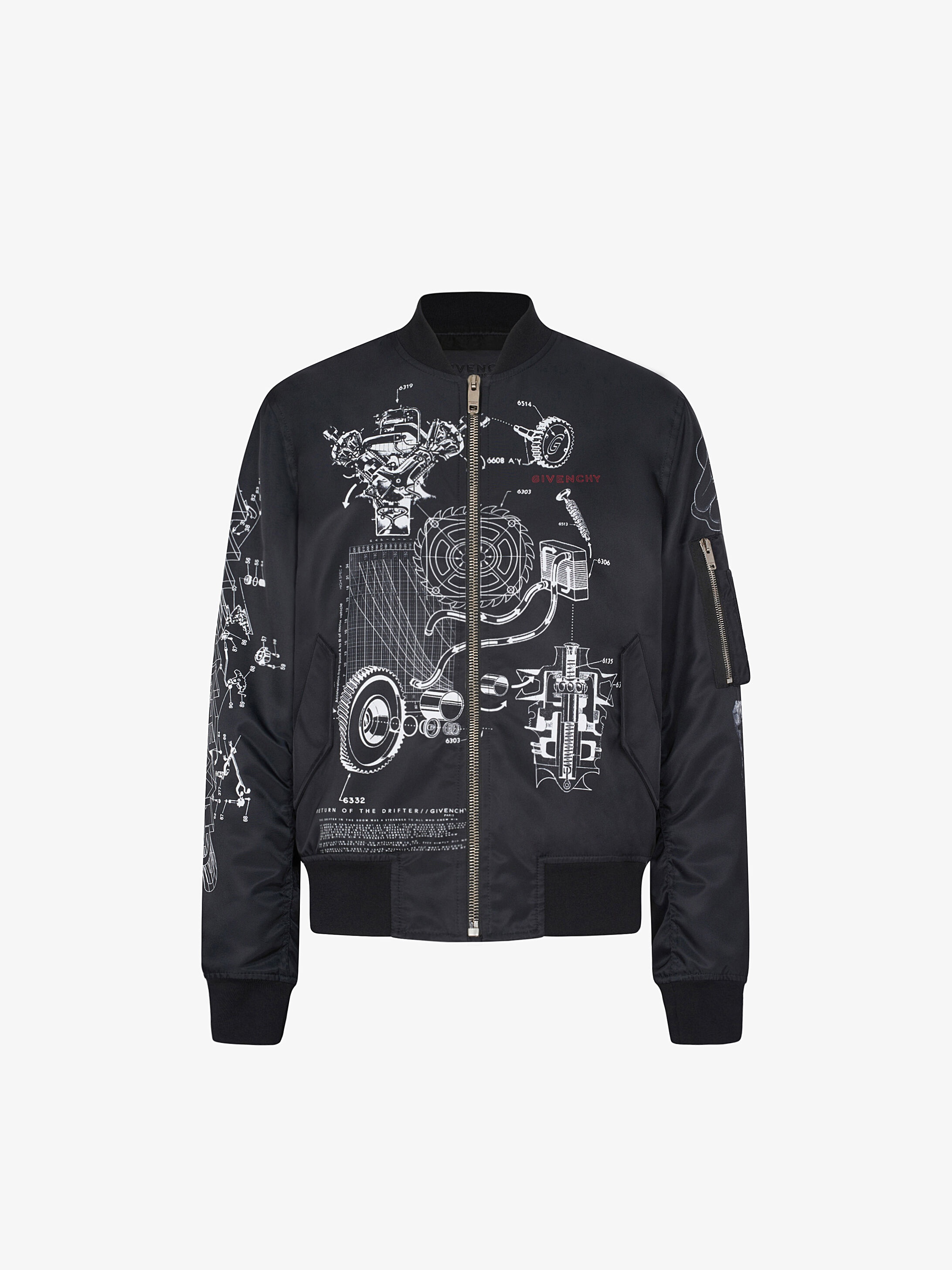 GIVENCHY Schematics bomber in nylon - 1