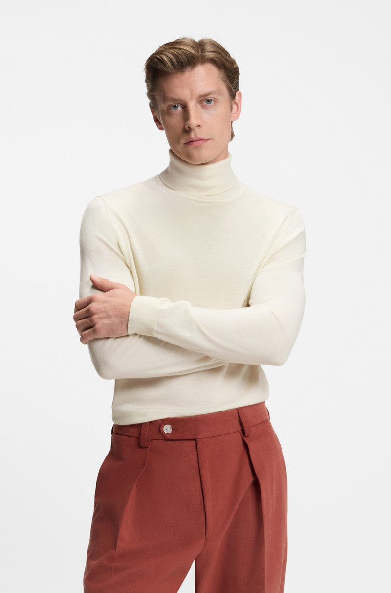 BECKHAM X BOSS ROLLNECK SWEATER IN CASHMERE 2