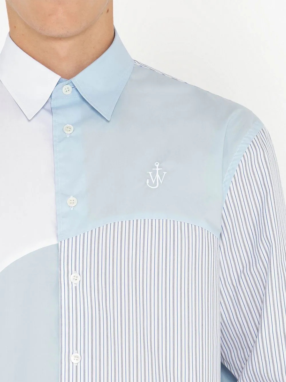 embroidered-logo detail shirt - 5