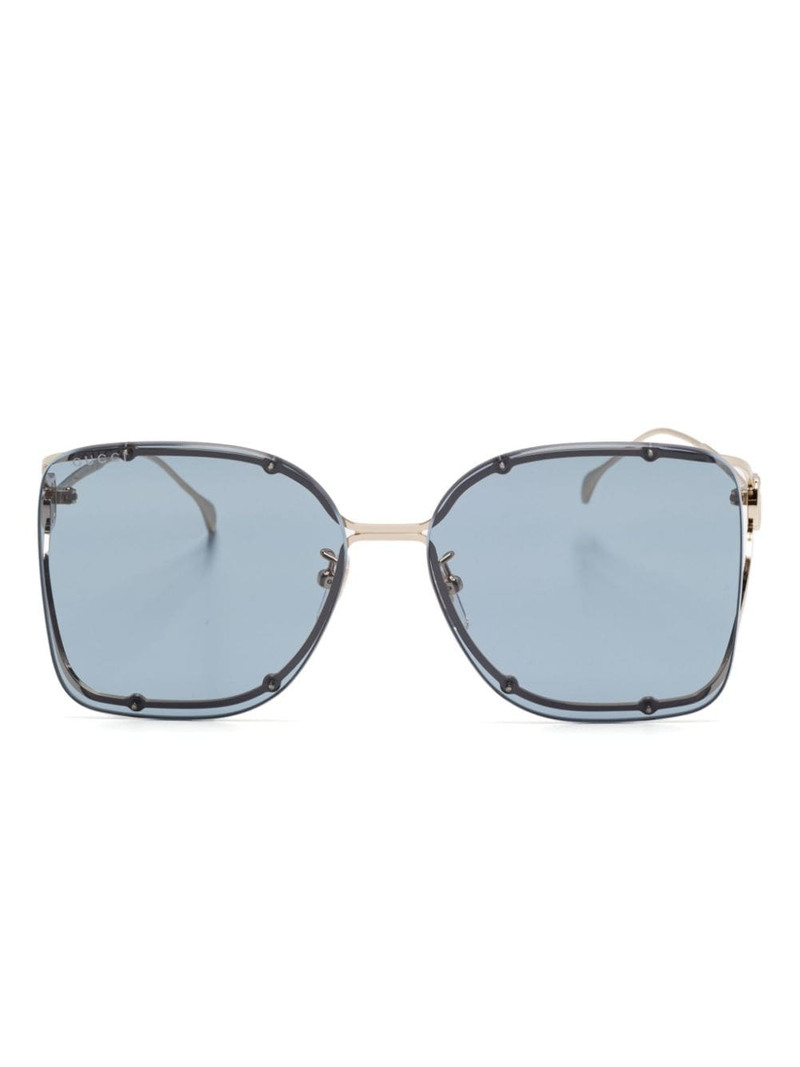 oversize-frame sunglasses 1