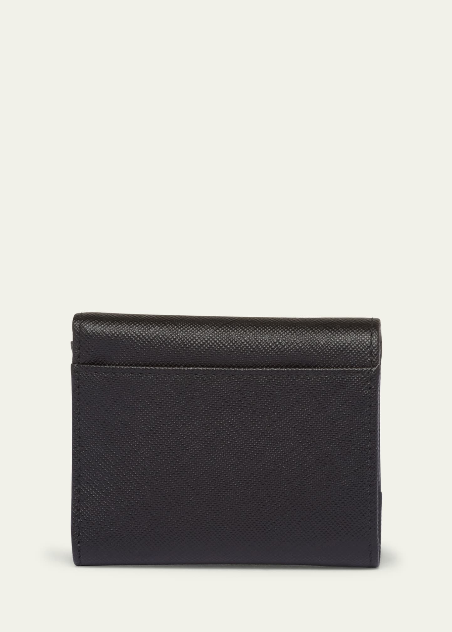 Compact Trifold Saffiano Leather Wallet - 2