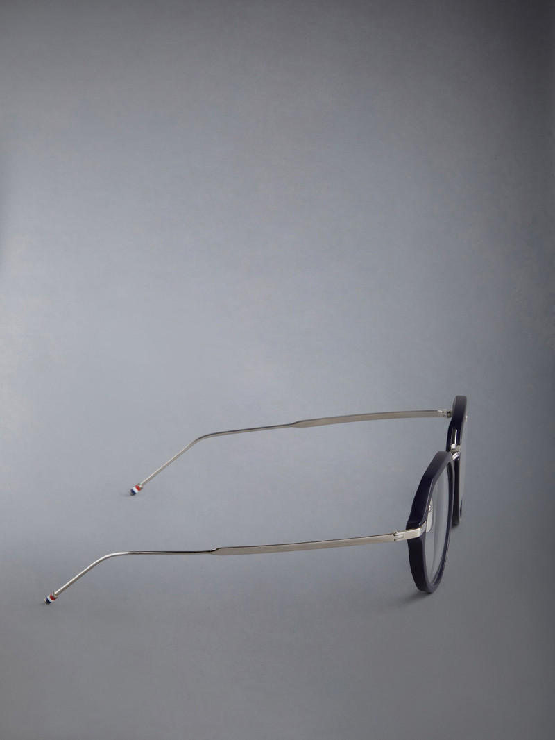 ROUND EYEGLASSES IN ACETATE AND TITANIUM 4