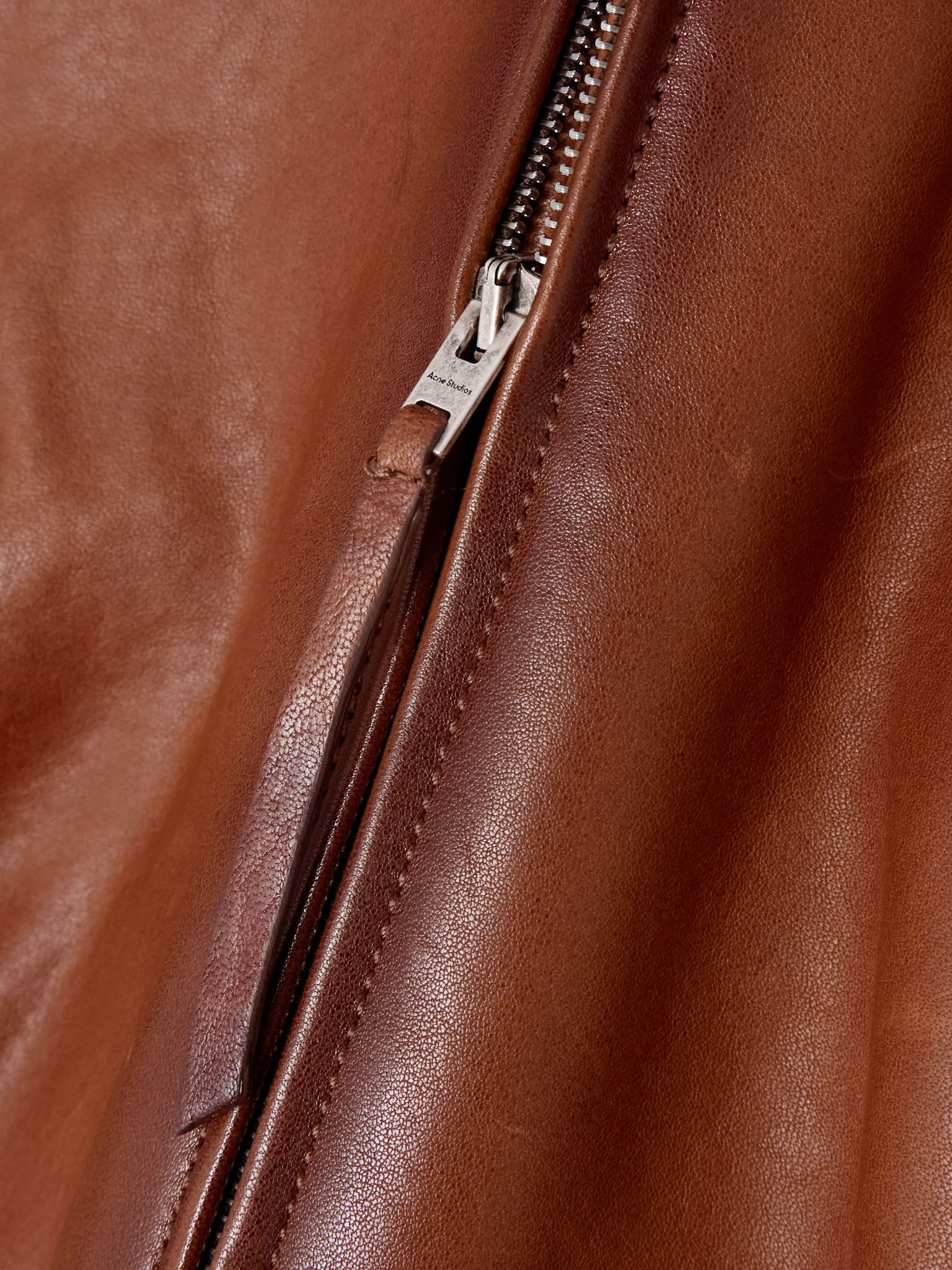 Leather jacket Brown - 4