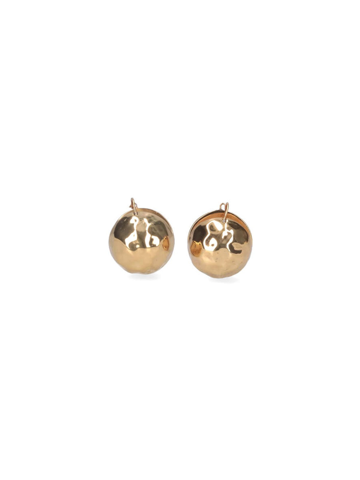 HAMMERED SPHERICAL EARRINGS - 2