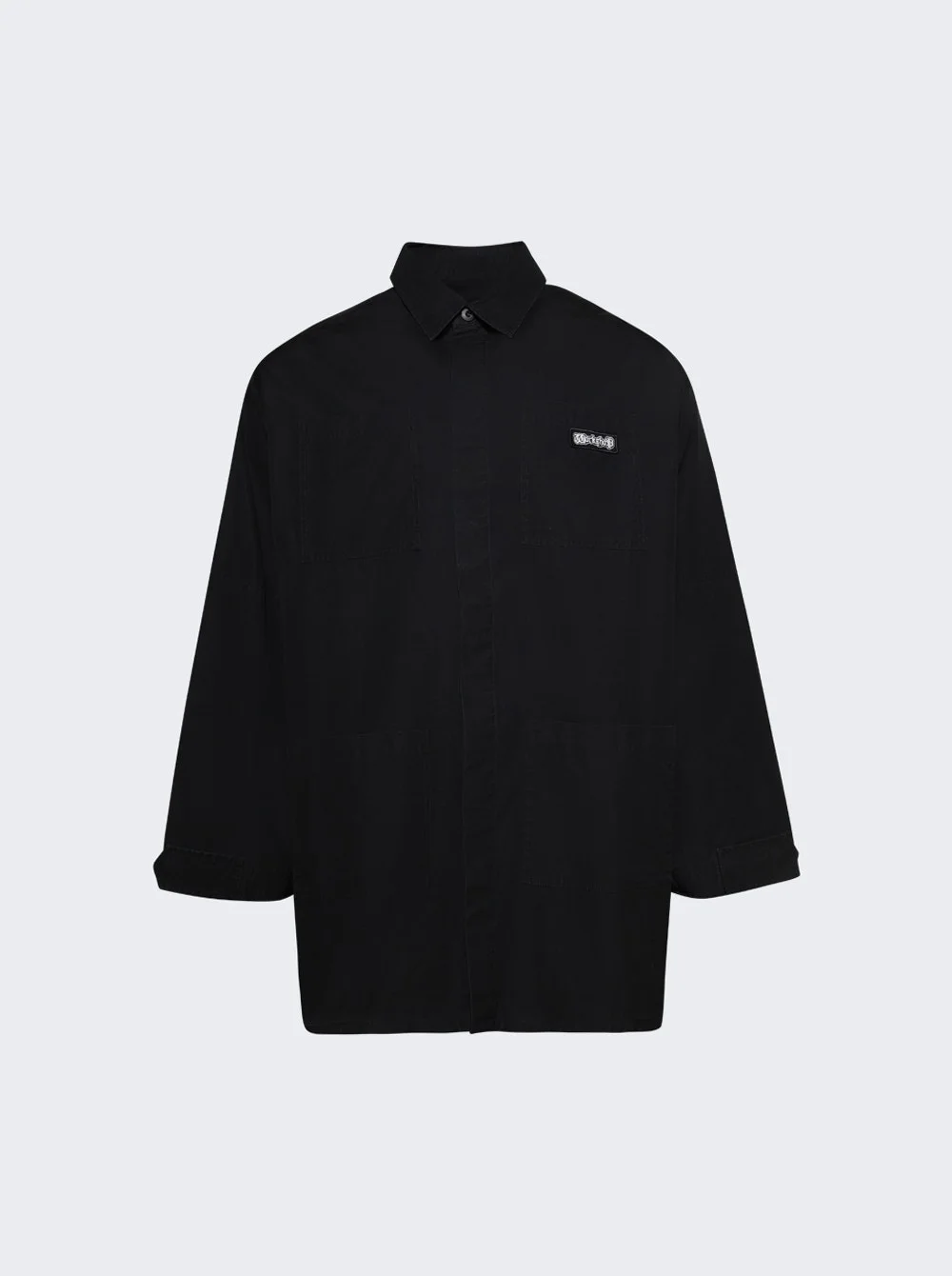 Intermission Cargo Overshirt Black - 1