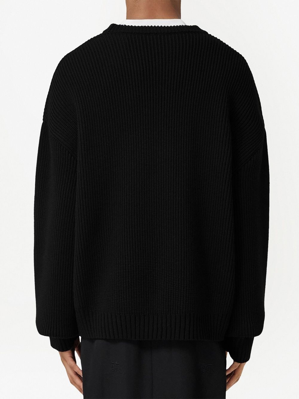 cut-out wool jumper - 4