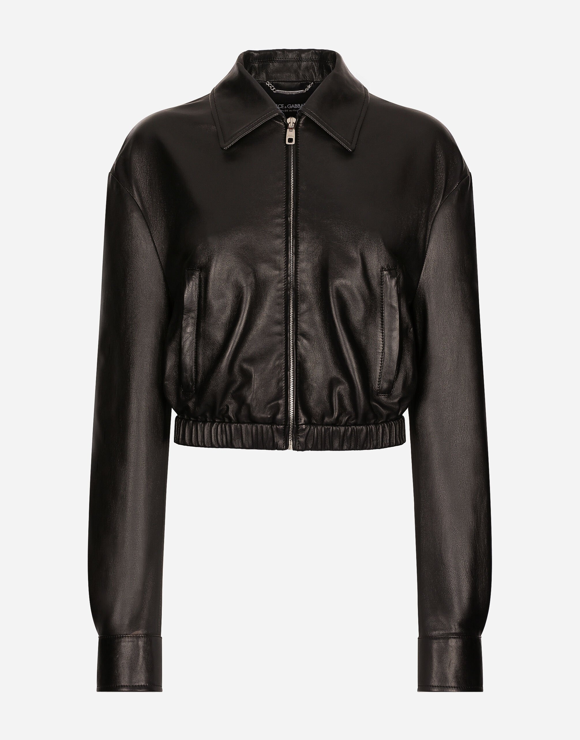 Lambskin bomber jacket - 1