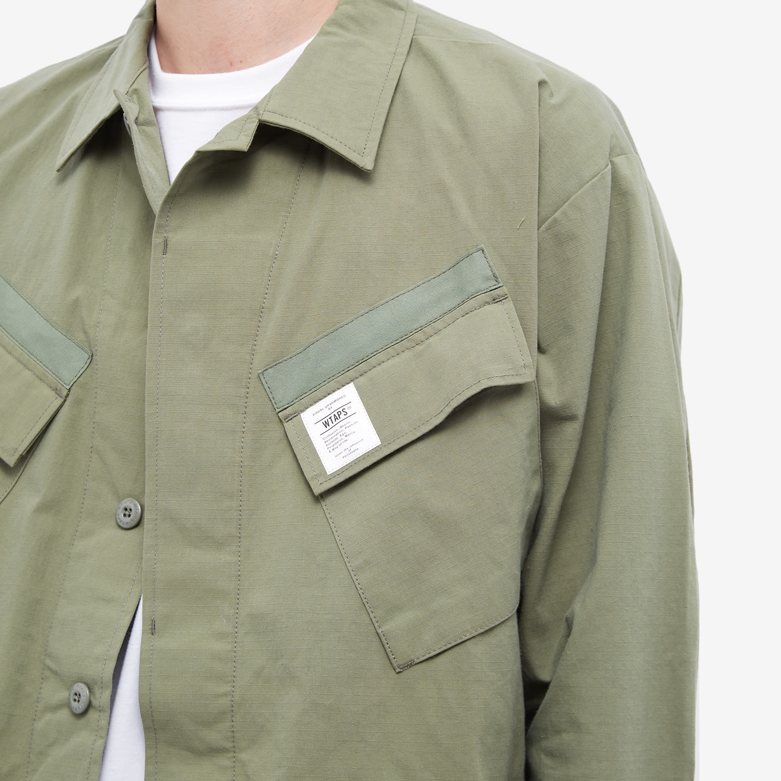 WTAPS WTAPS 19 4 Pocket Shirt Jacket | endclothing | REVERSIBLE