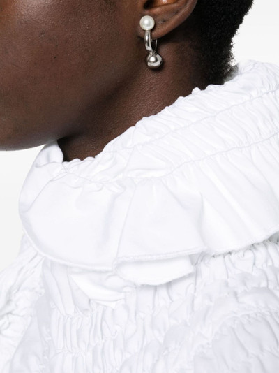 Simone Rocha Bell Charm hoop earrings outlook