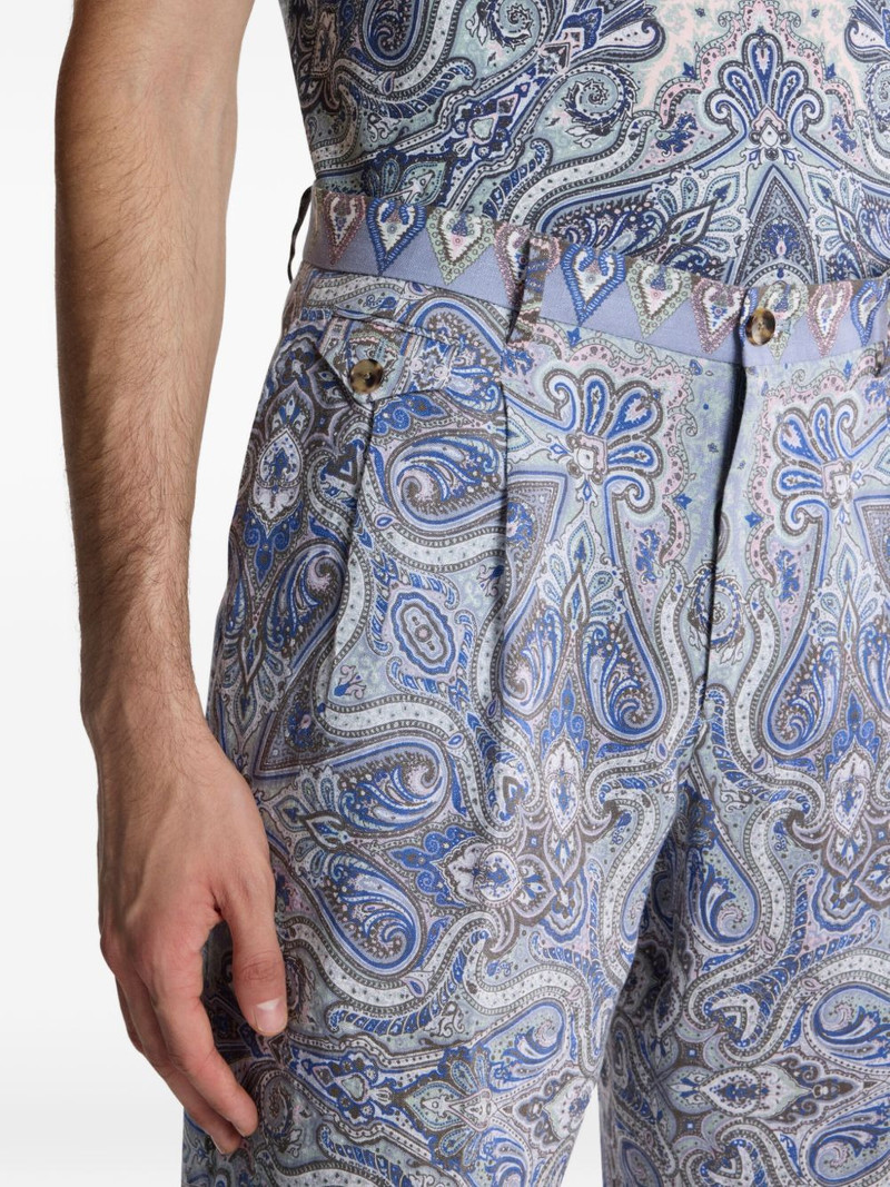 paisley-print shorts 4