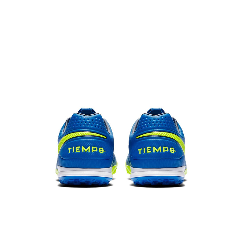 Nike Nike Tiempo Legend 8 Pro TF Turf Artificial 'Blue Dark  Yellow' AT6136-474 outlook