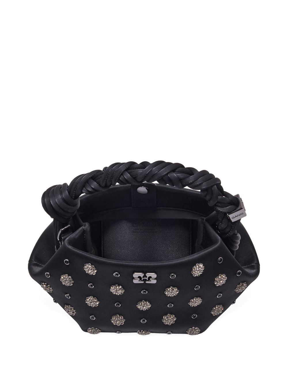 mini Bou flower-embellished stud tote bag - 3