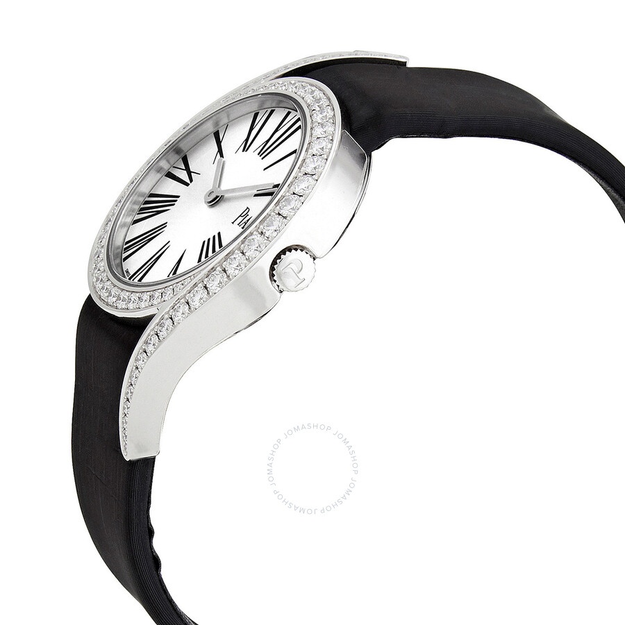 Piaget Limelight Gala Silver Diamond Dial Satin Ladies Watch GOA38160 - 2