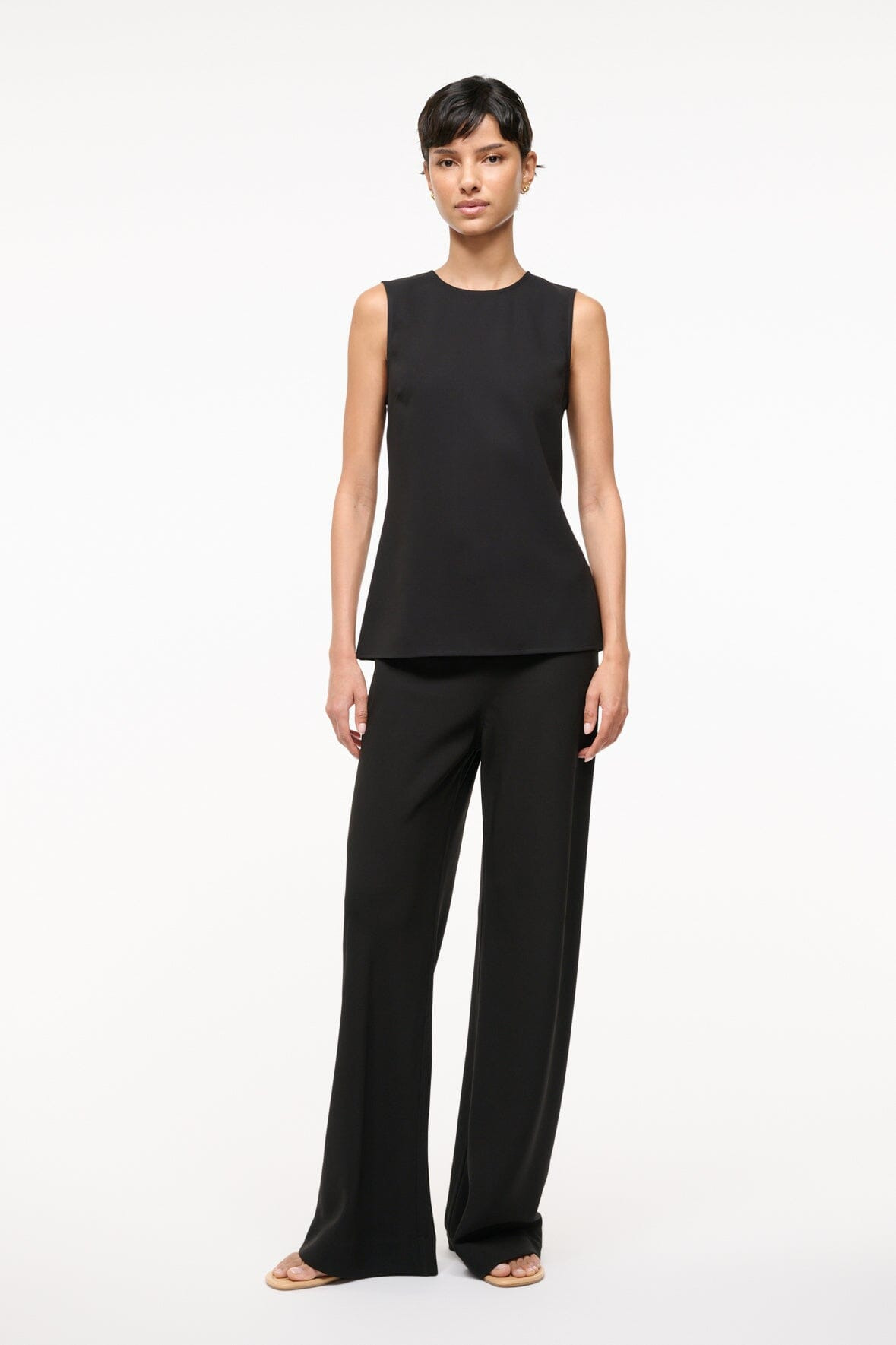 STAUD BRONTE TOP BLACK - 2