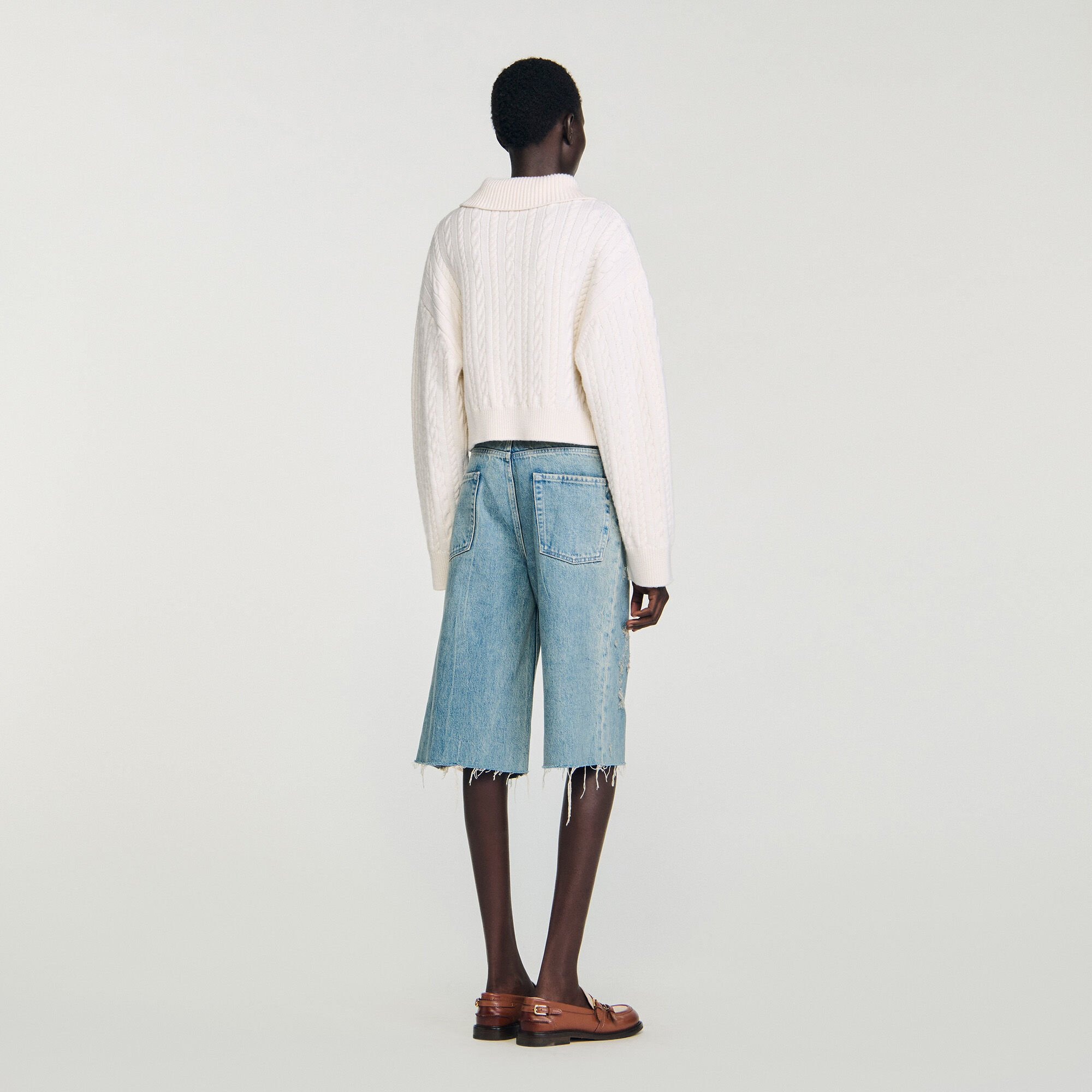 SAILOR-NECK SWEATER - 5