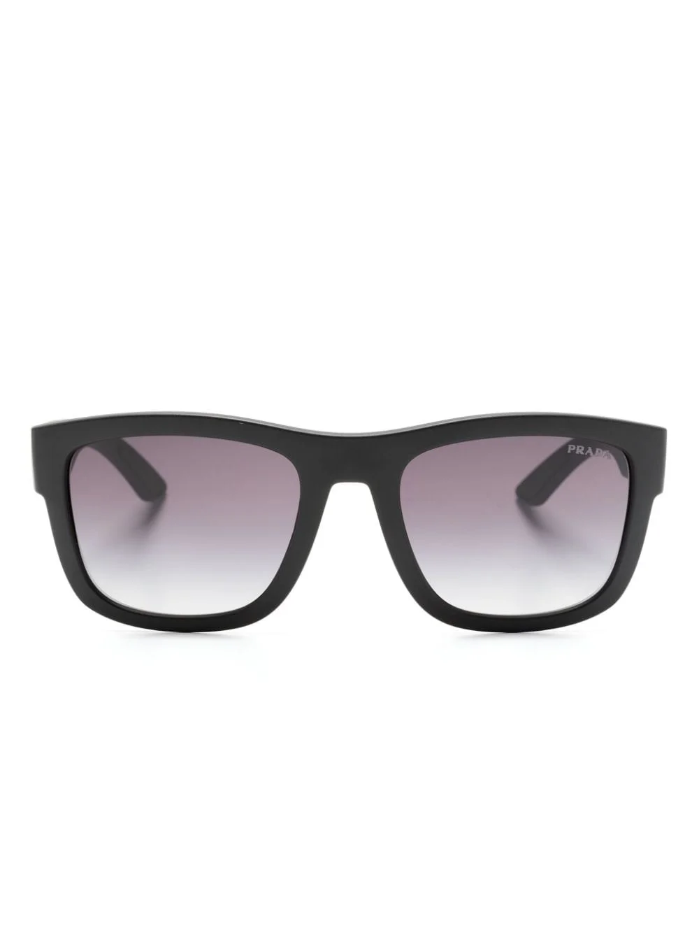 logo-debossed square-frame sunglasses - 1