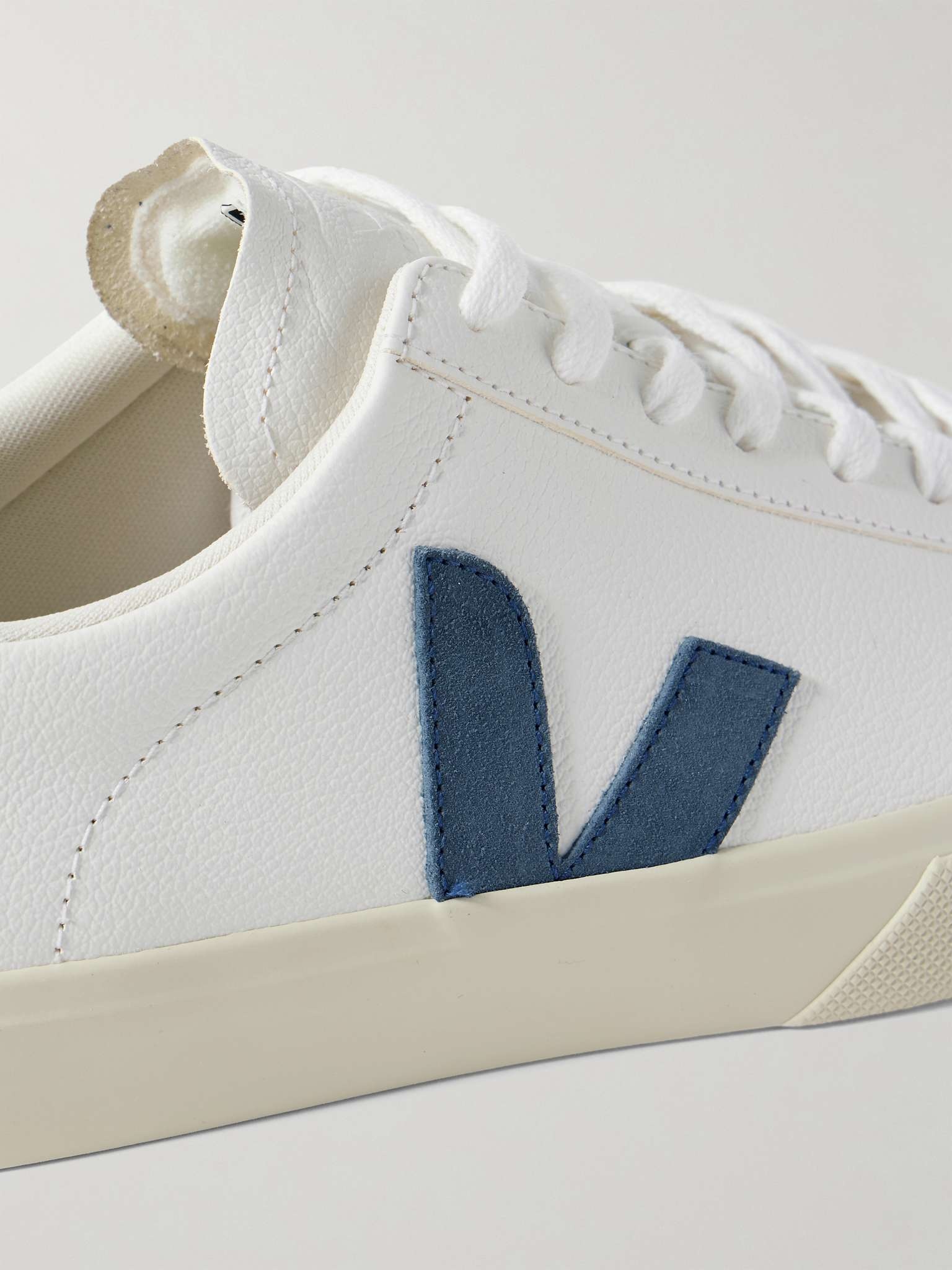Campo Suede-Trimmed CWL Leather Sneakers - 6