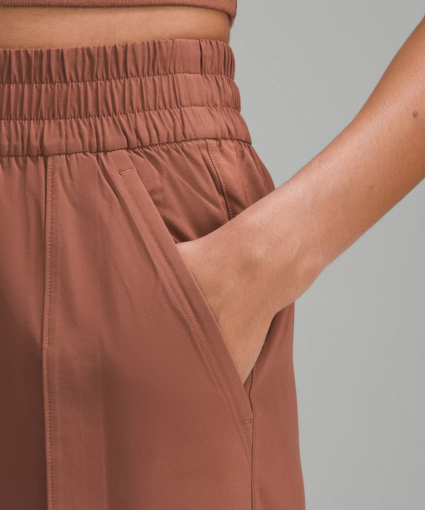 Front-Pleat High-Rise Wide-Leg Cropped Pant - 4