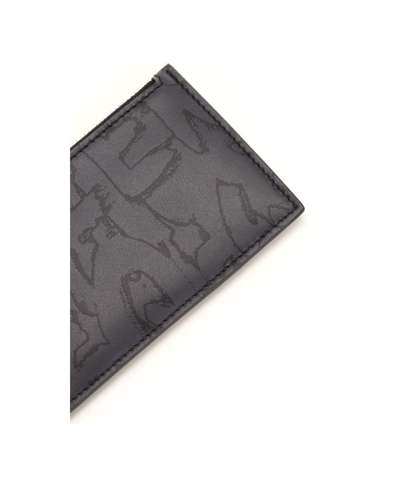 Graphic-printed Zipped Wallet - 5