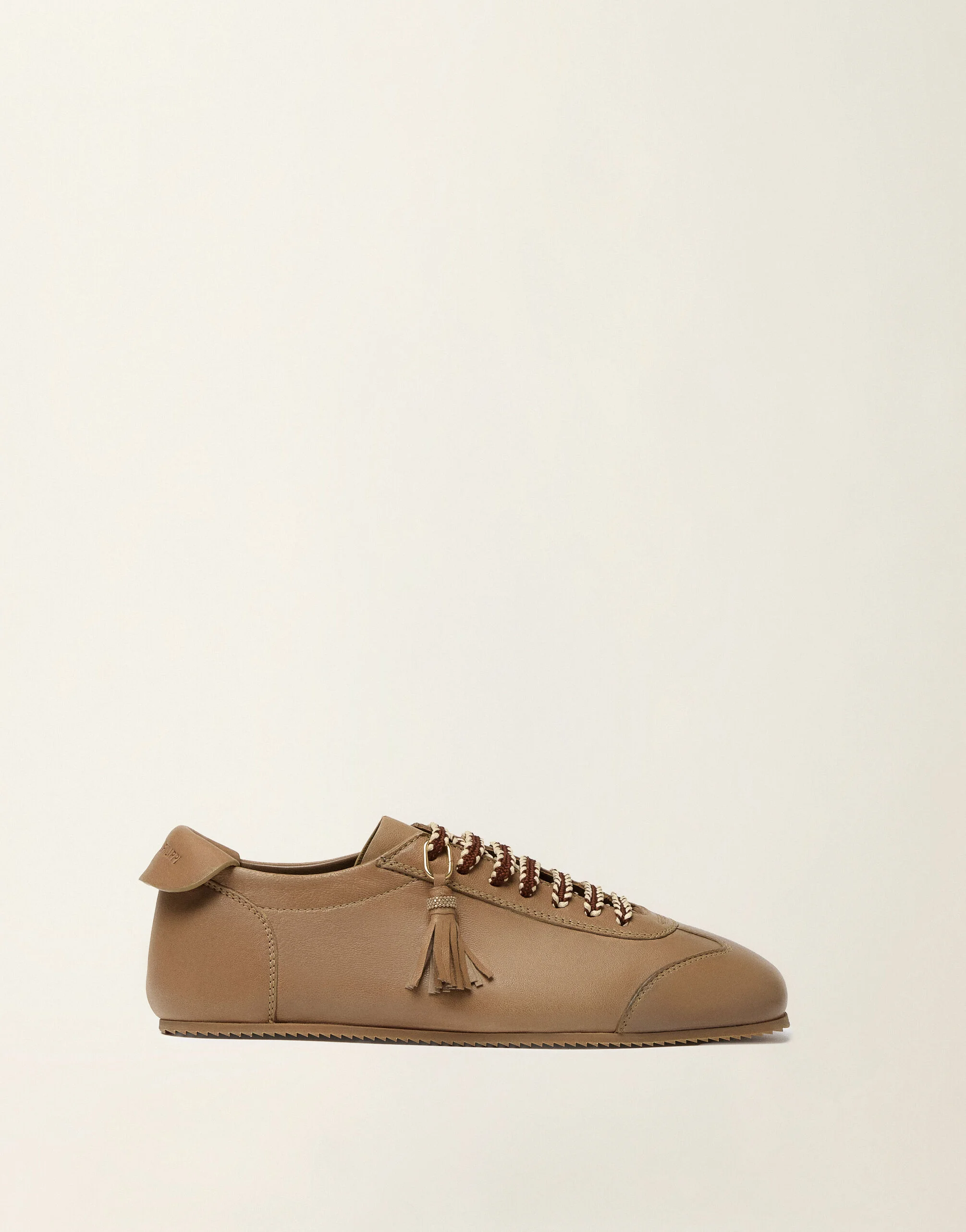 Retro sneaker in patent look leather - 1