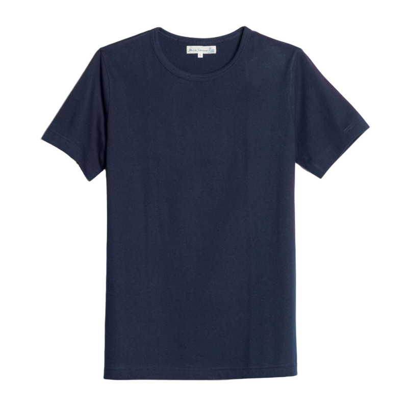 The Originals 1950s Men’s Loopwheeled T-Shirt Classic Fit Ink Blue 1