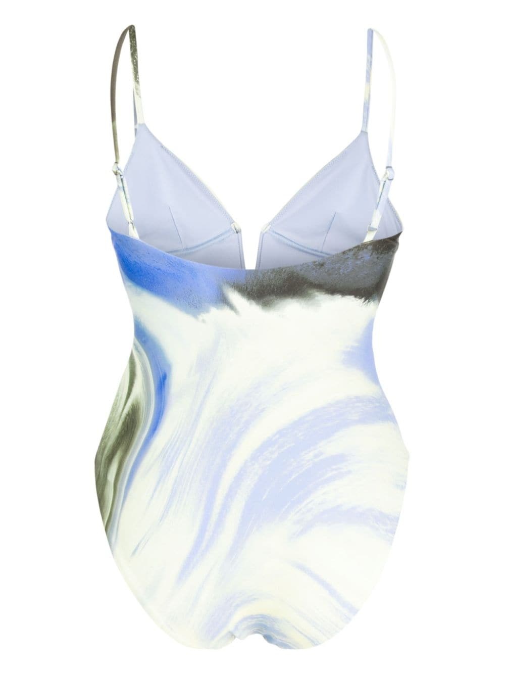 Maelle abstract-print swimsuit - 2