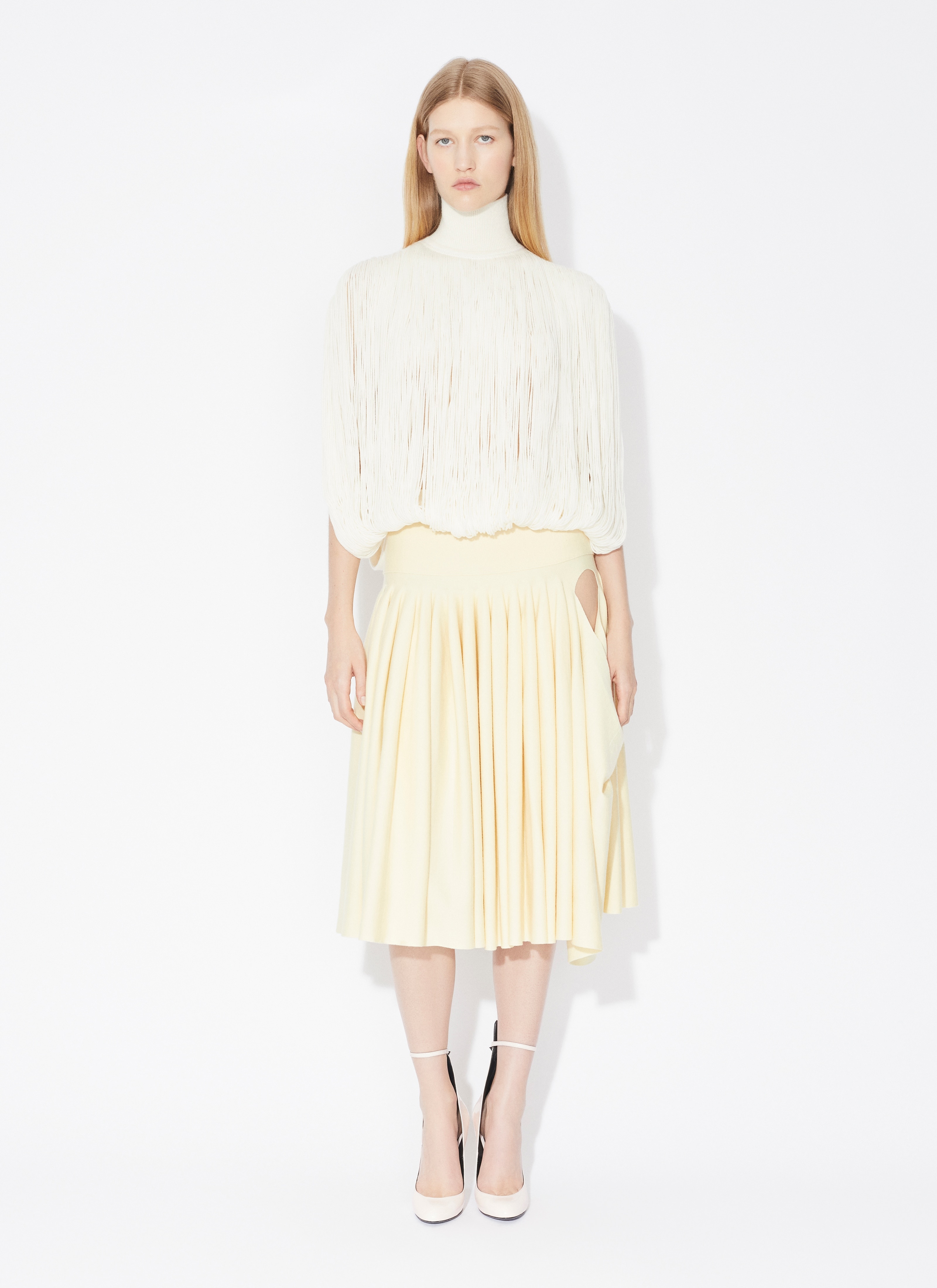 KNITTED FRINGE JUMPER - 2