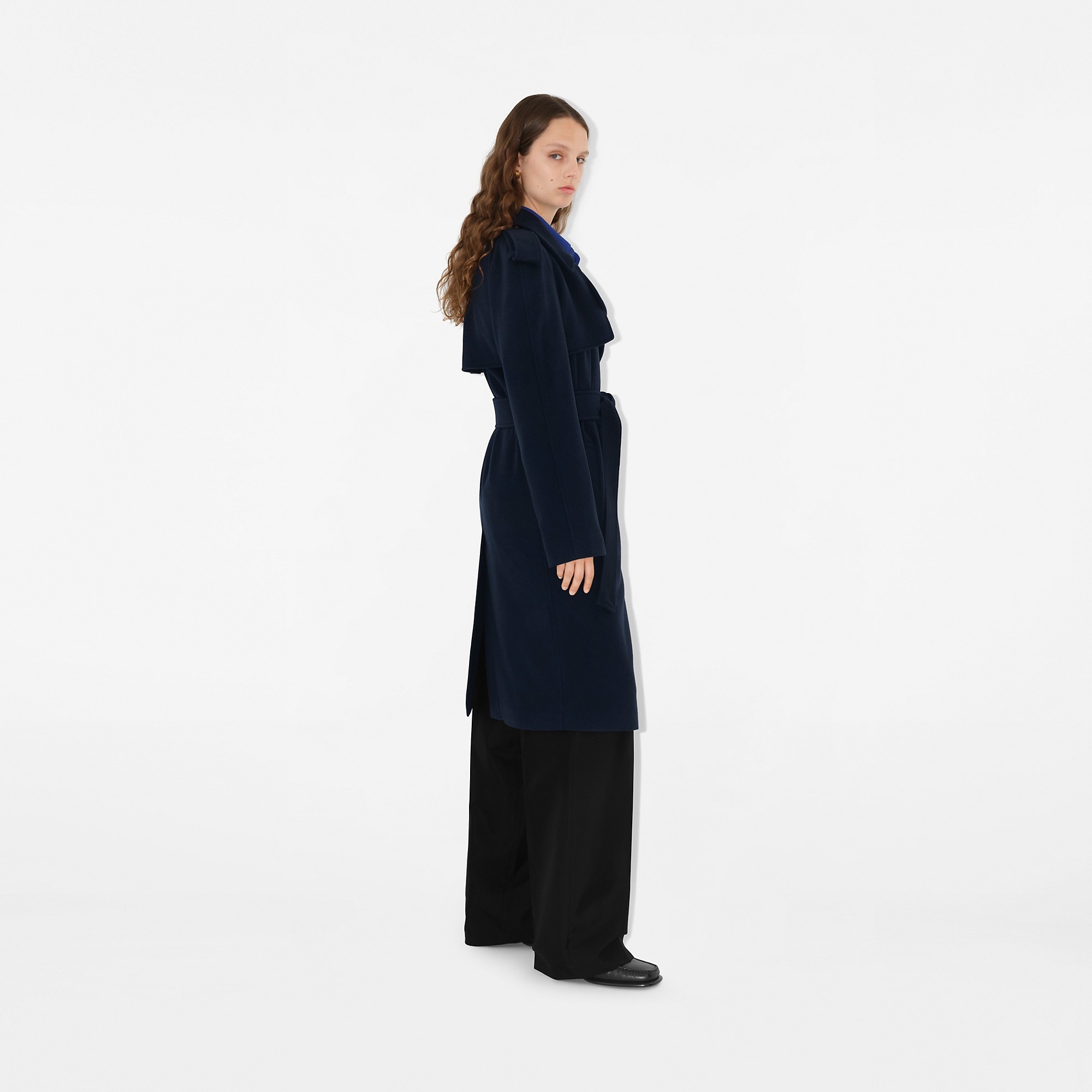 Cashmere Wrap Coat - 3