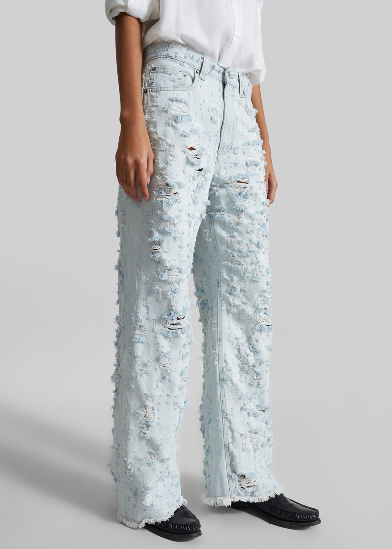 Haikure Winny Jeans - Light Blue Destroy 6
