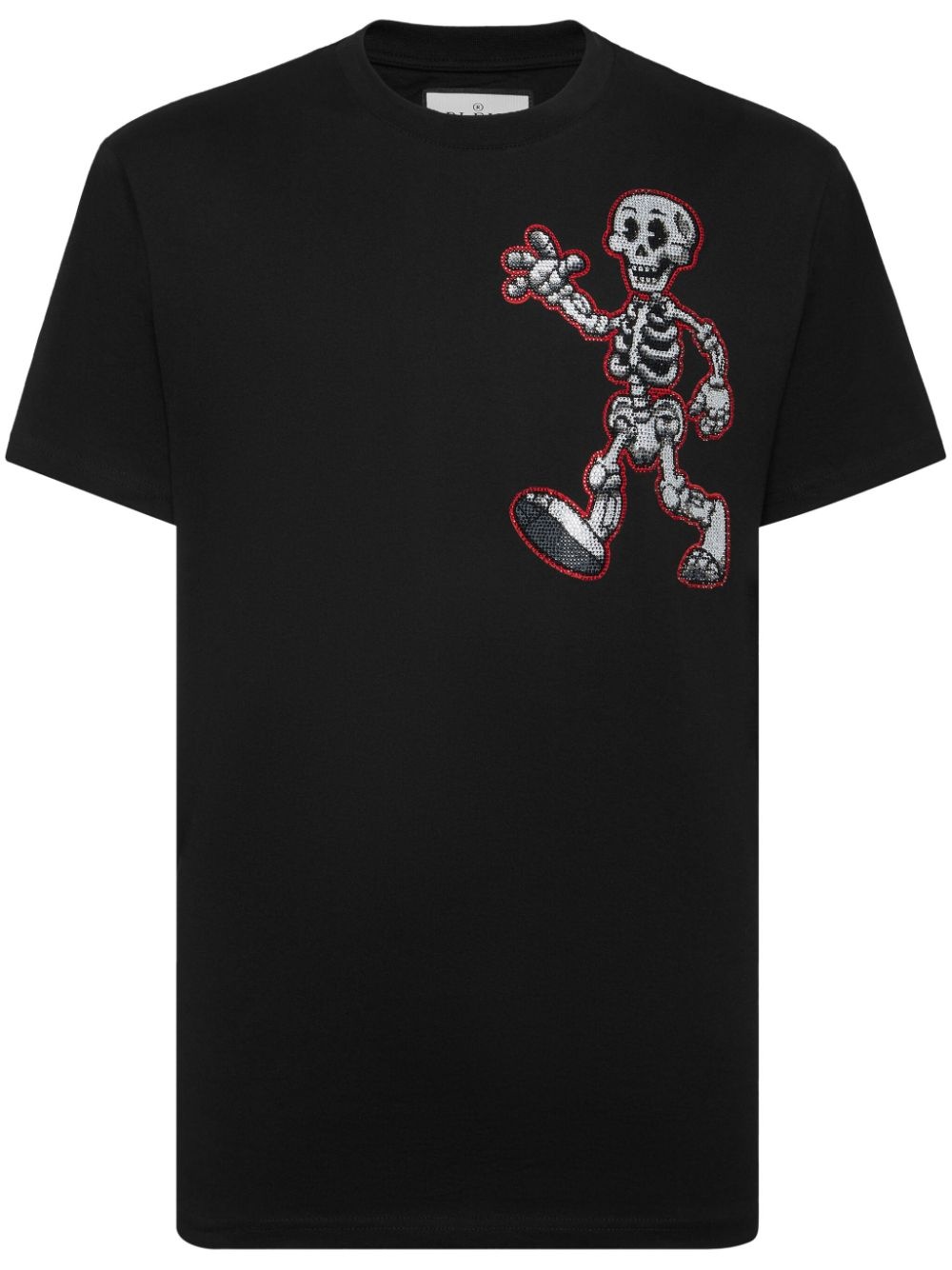 Skeleton-print cotton T-shirt - 1