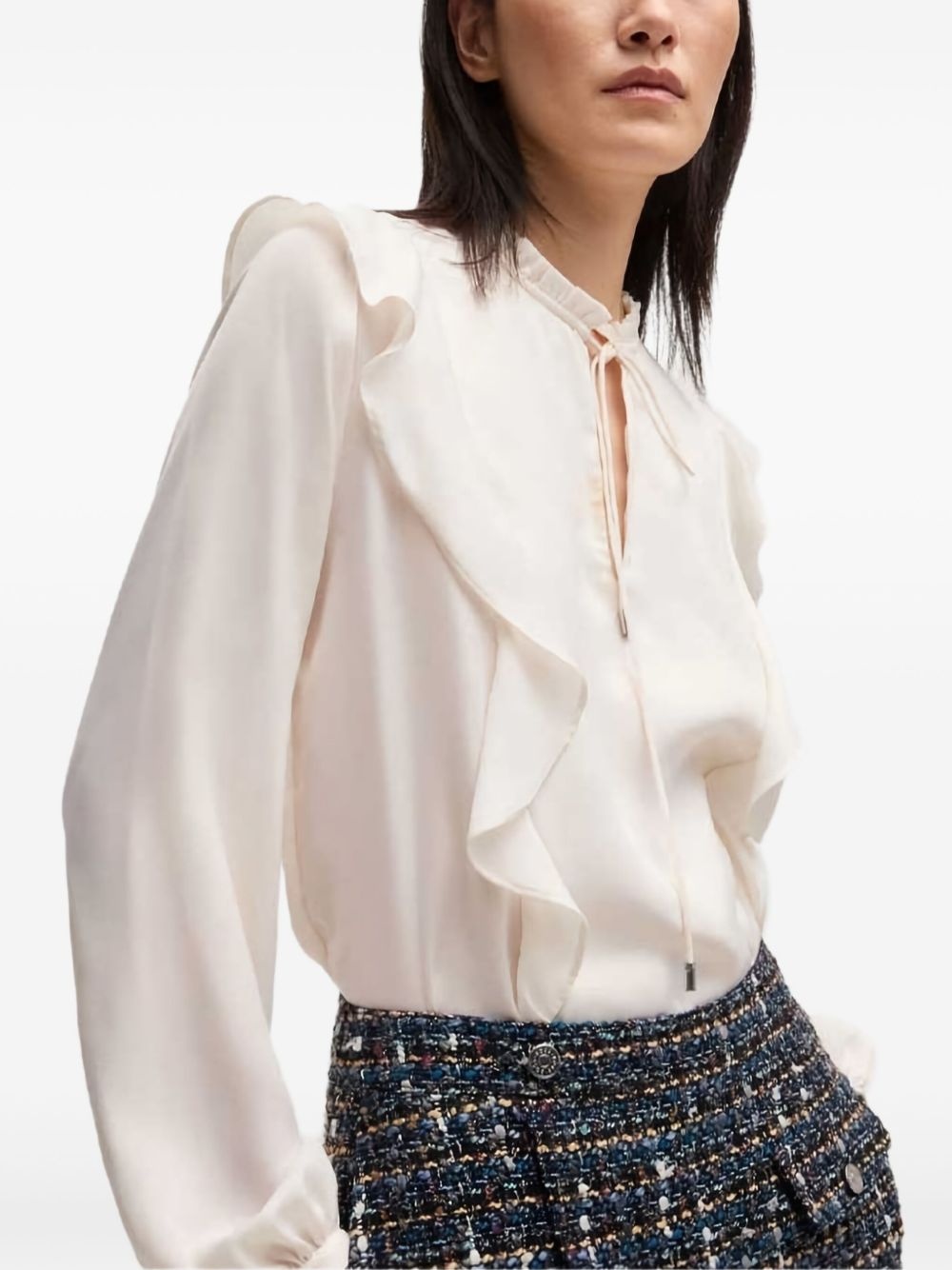 ruffle-detail blouse - 4