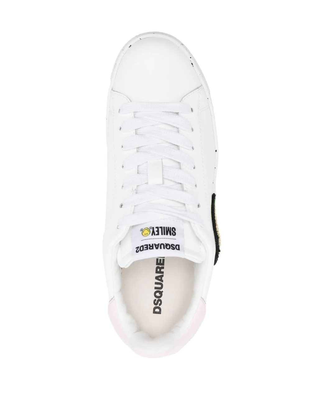 patch-detail low-top sneakers - 4