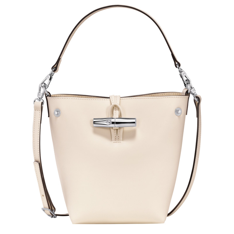 Le Roseau XS Bucket bag Ecru - Leather - 1