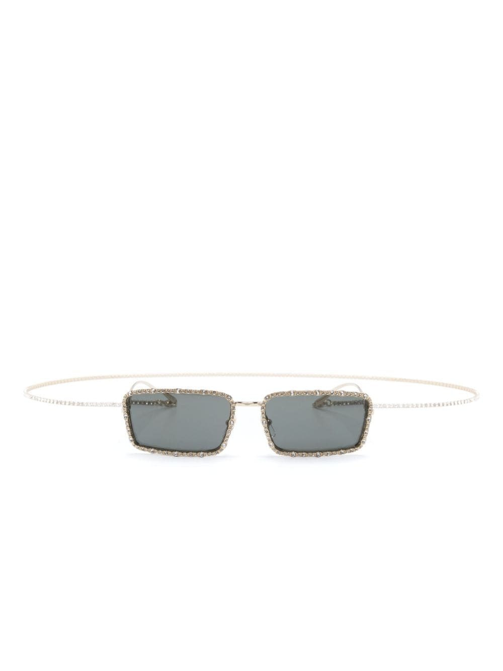 rectangle-frame sunglasses - 1