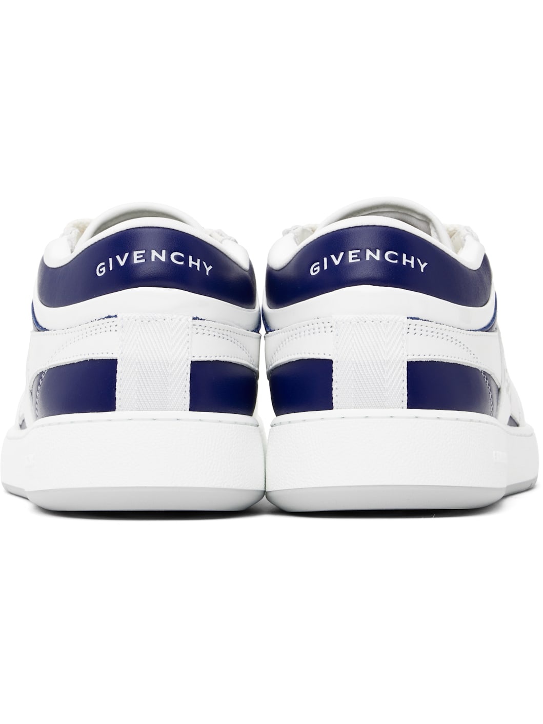 White & Navy G Move Sneakers - 2