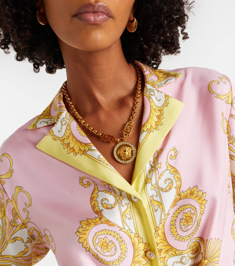 Barocco silk twill shirt 4