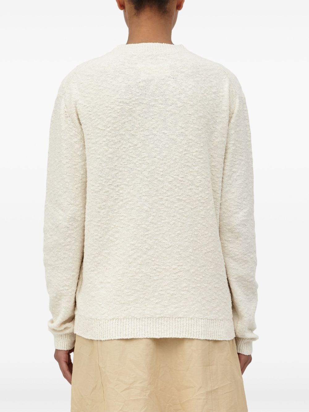 Nostalgic bouclé-knit jumper - 4