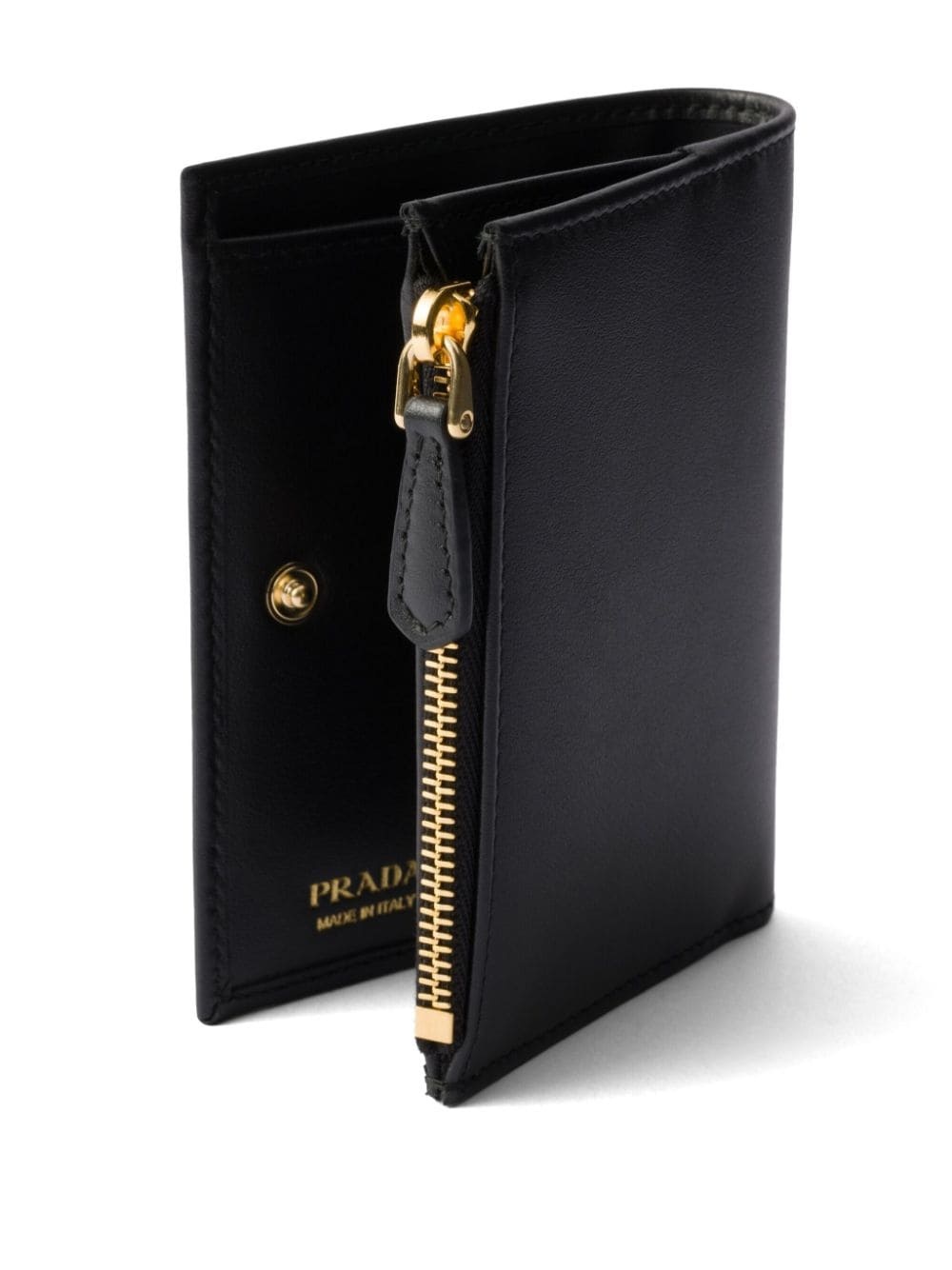 triangle-logo leather wallet - 4