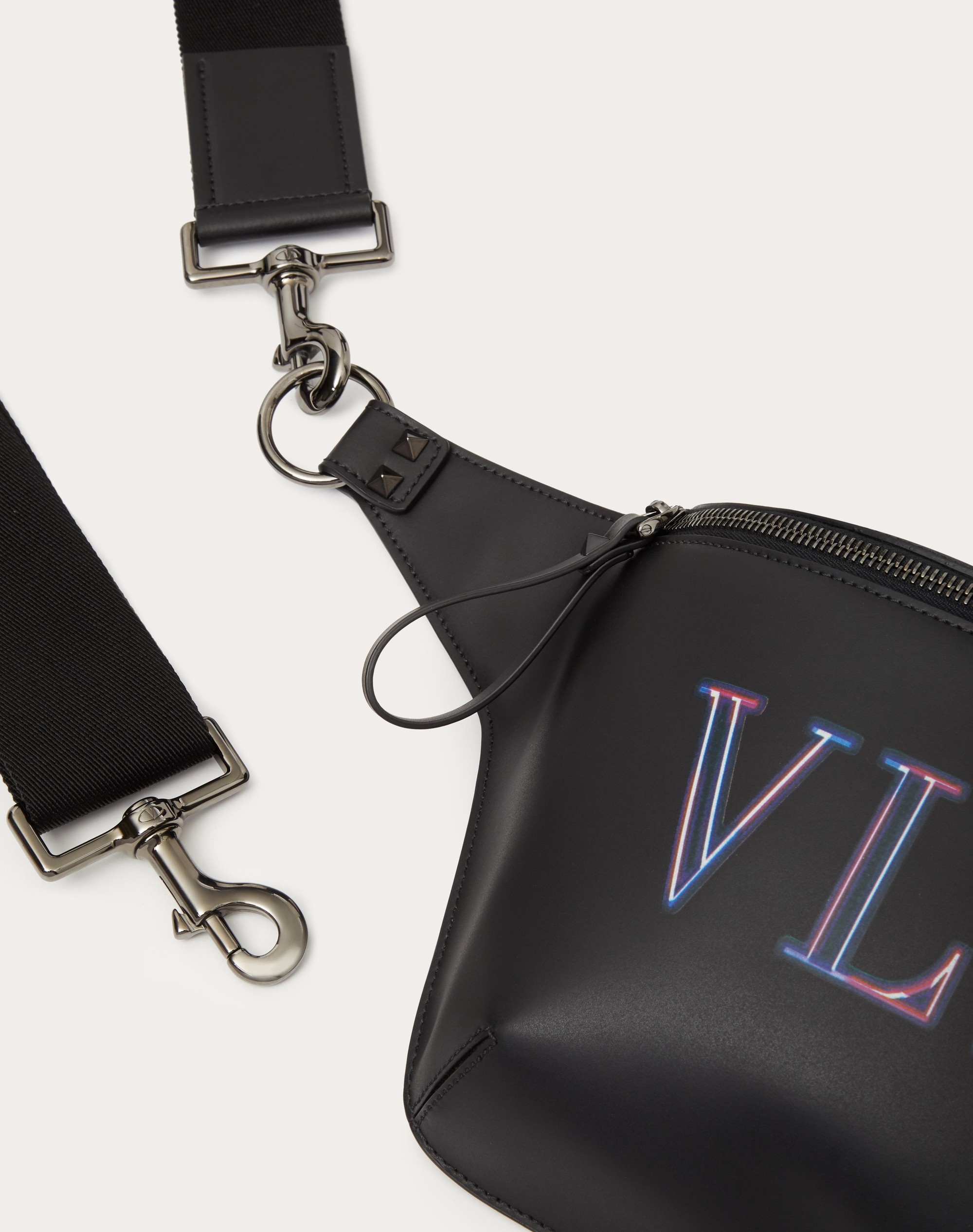 VLTN NEON LEATHER BELT BAG - 5