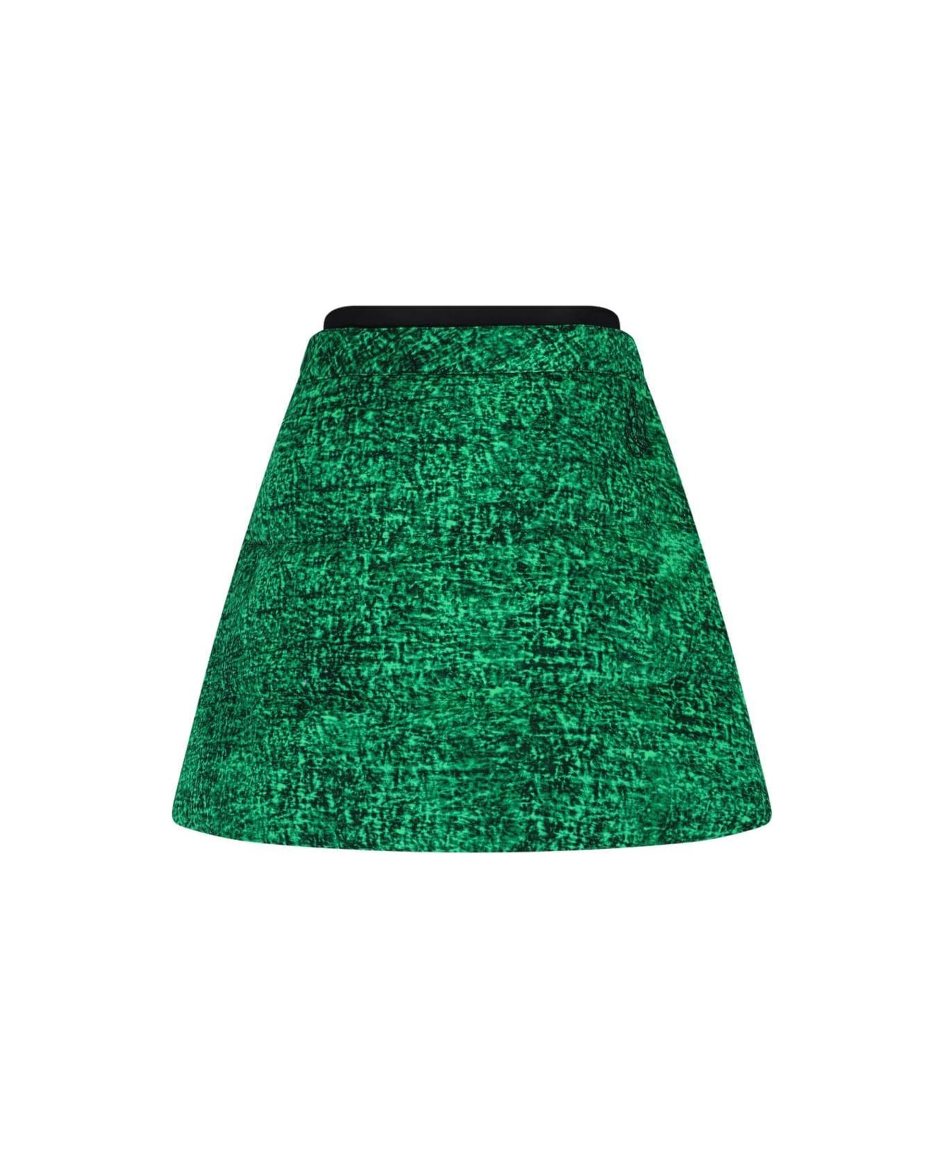 X J.w. Anderson Mini Printed Skirt - 2