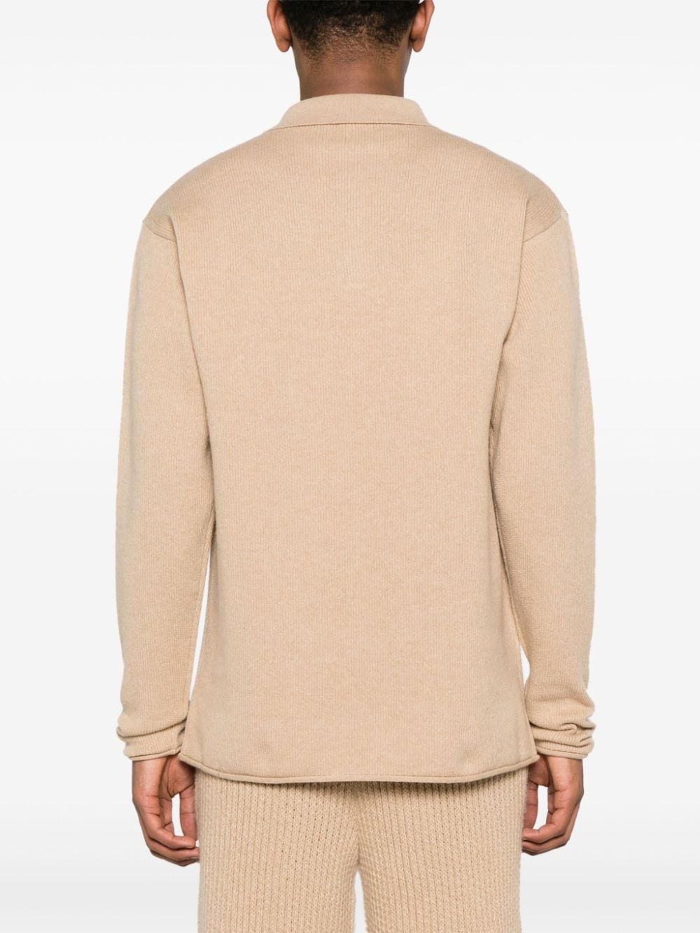 Finest ribbed polo top - 4