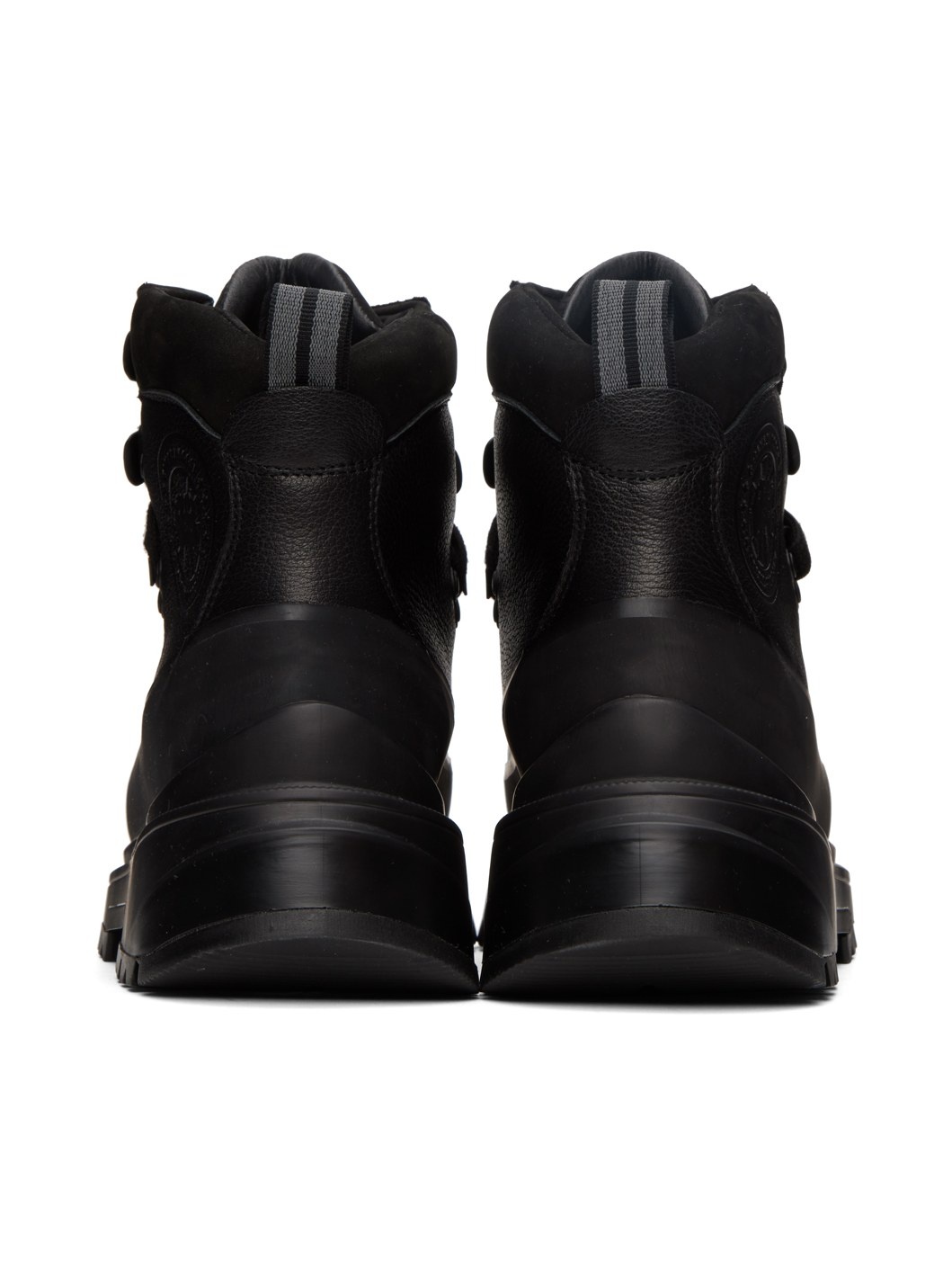 Black Journey Lace-Up Boots - 2