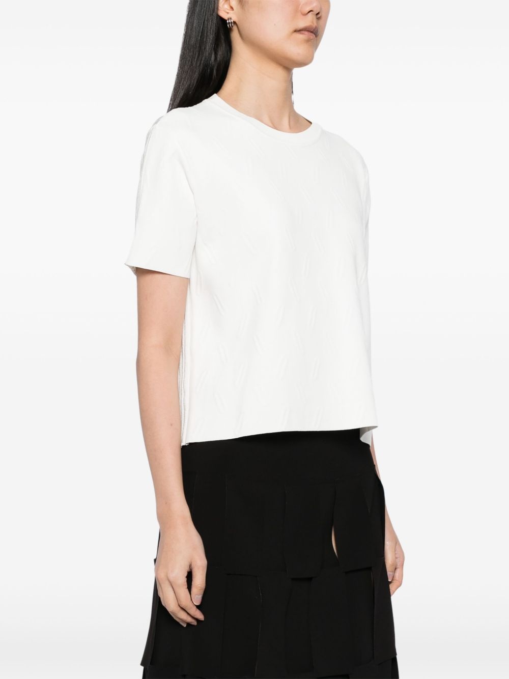 half-and-half T-shirt - 3