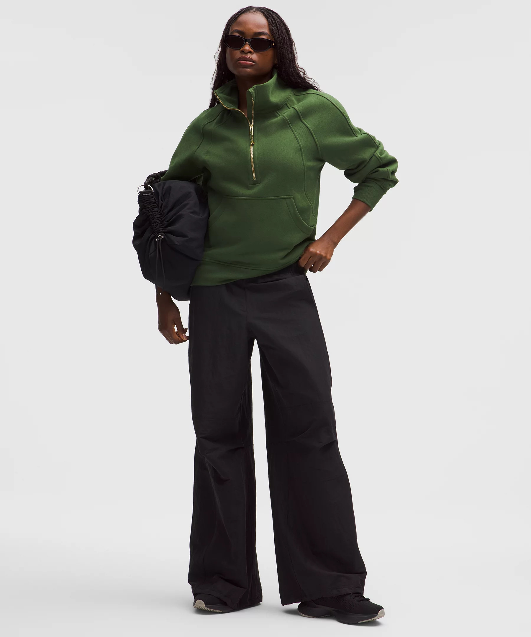 Scuba Oversized Funnel-Neck Half Zip *Long - 2