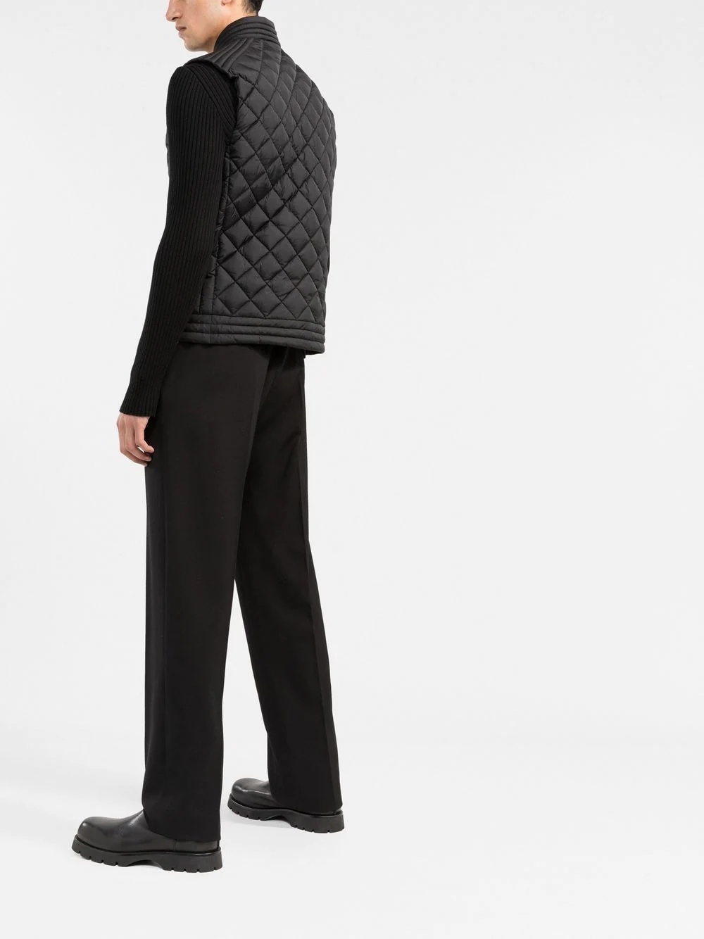 diamond quilted gilet jacket - 4