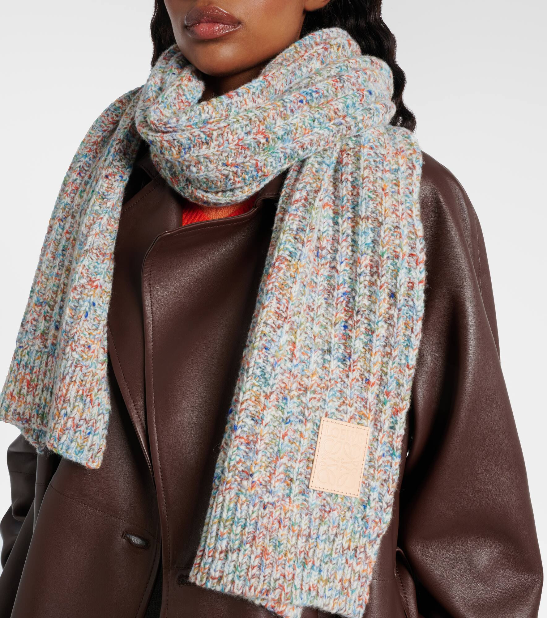 Wool and cashmere-blend scarf - 2