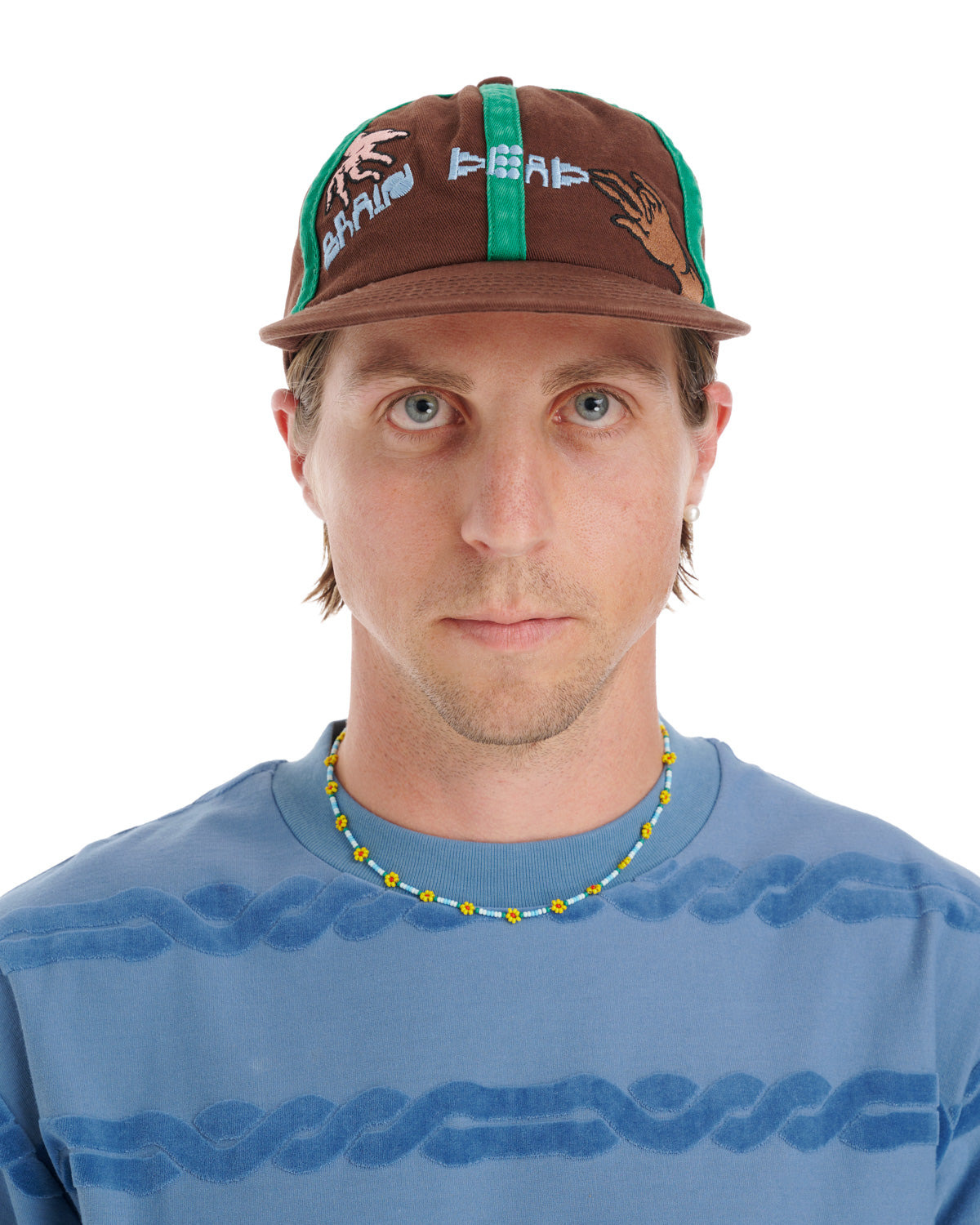 Connection 6 Panel Twill Hat - Brown - 4