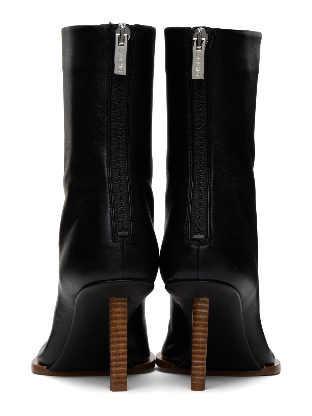 Black Le Chouchou 'Les Bottines Rond Carré' Boots - 2