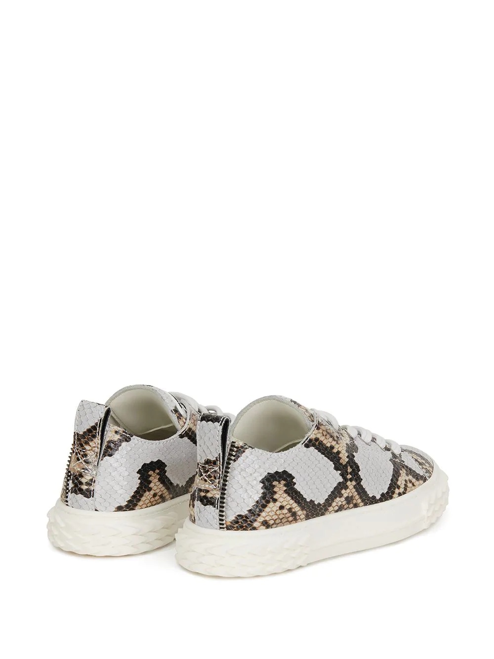 snake-print sneakers - 3