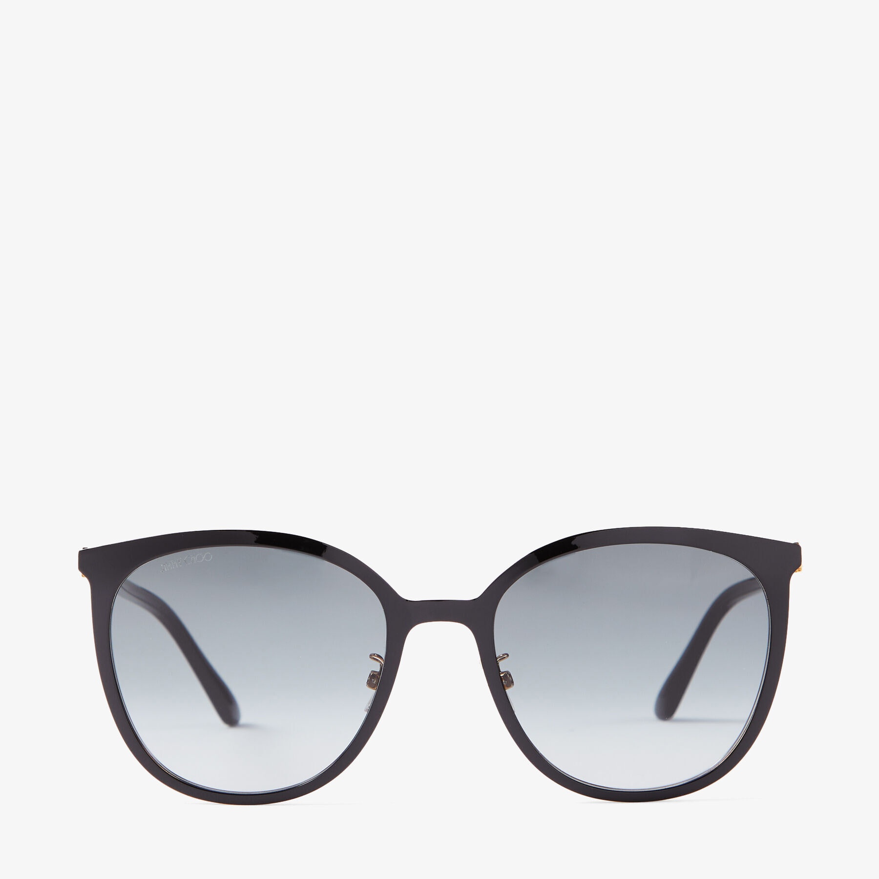 Oria
Black Cat-Eye Sunglasses with Swarovski Crystals - 1
